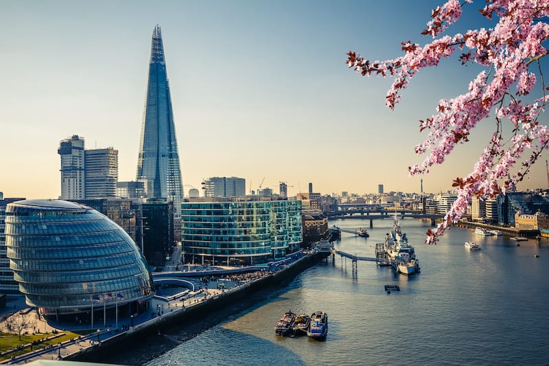 A view over beautiful London