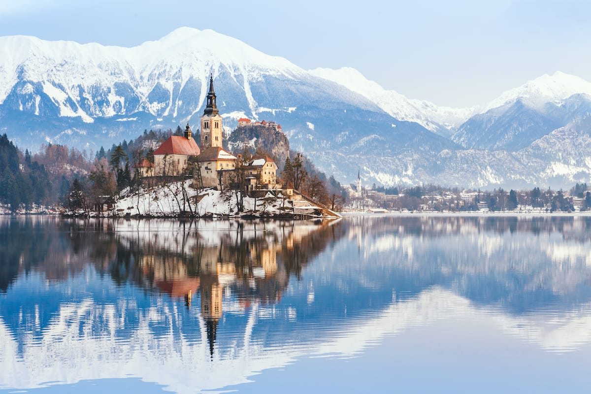Bled is one of the best places to visit in Europe in February