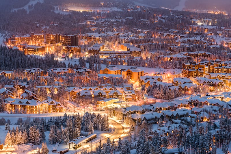 Breckenridge in winter