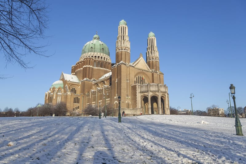 Brussels in winter