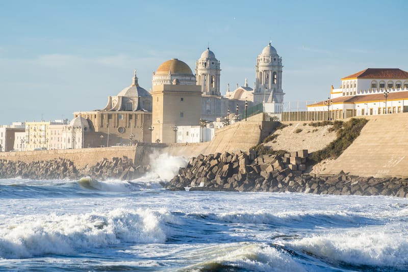 Cadiz in winter