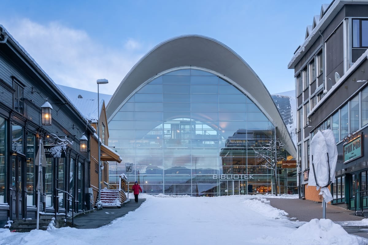 The beautiful Tromso Library