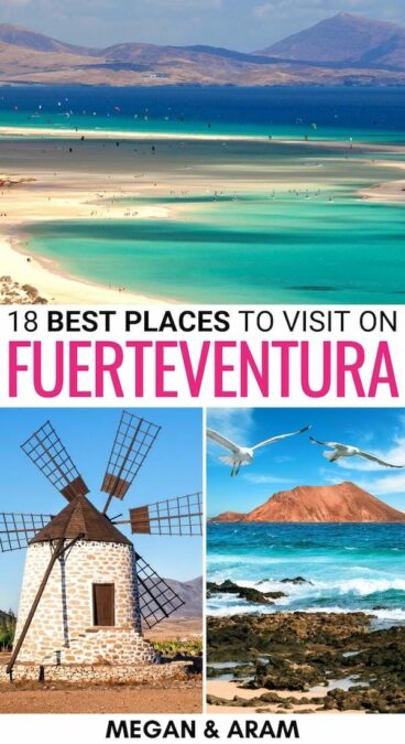 Are you looking for the best places to visit in Fuerteventura? This guide contains an array of diverse Fuerteventura destinations - from sand dunes to cities! | Things to do in Fuerteventura | Fuerteventura cities | Fuerteventura places to visit | Sightseeing Fuerteventura | Fuerteventura destinations | What to do in Fuerteventura | Fuerteventura itinerary | Small towns in Fuerteventura