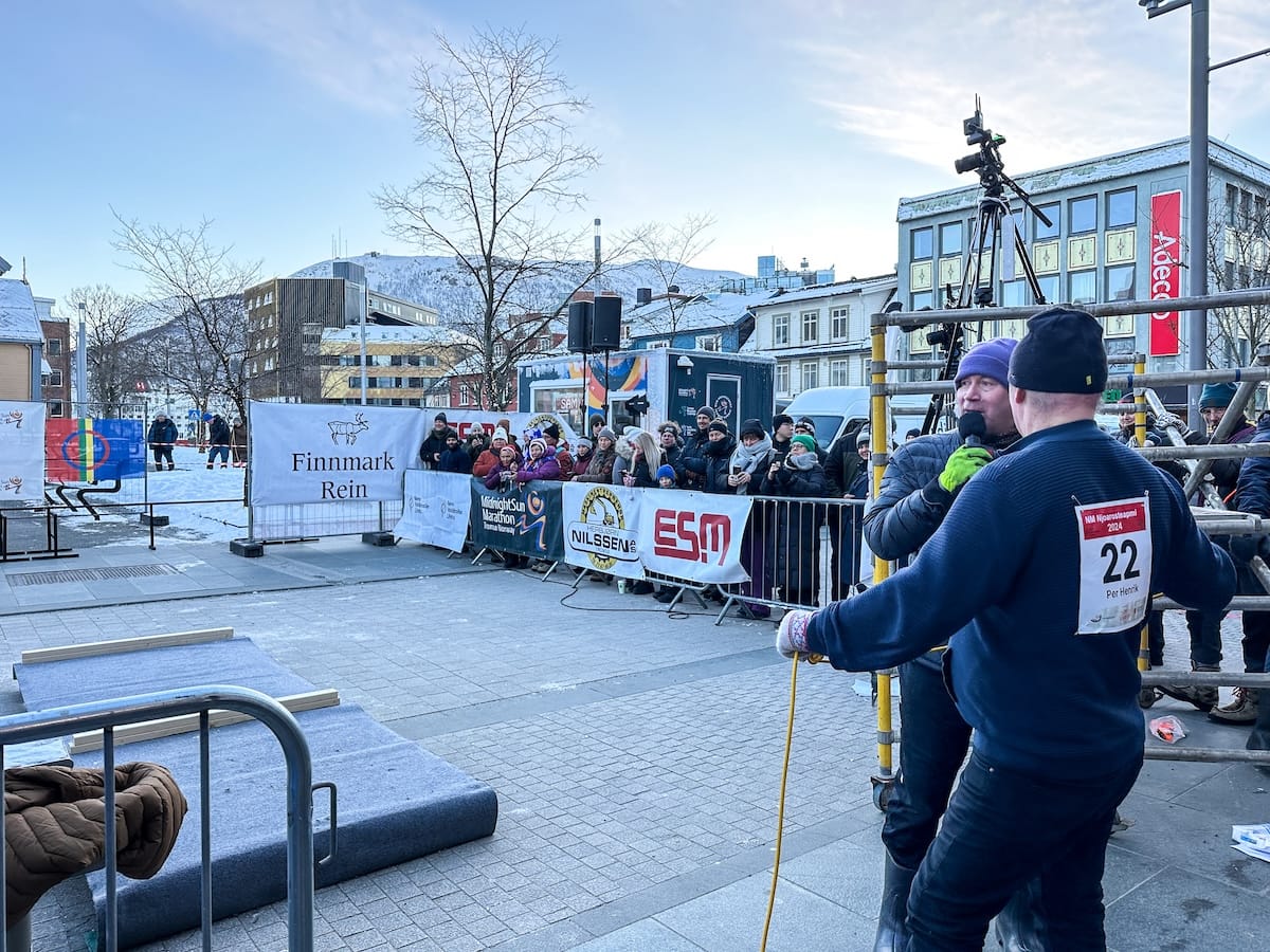 Interviews after lasso competition during Sami Week