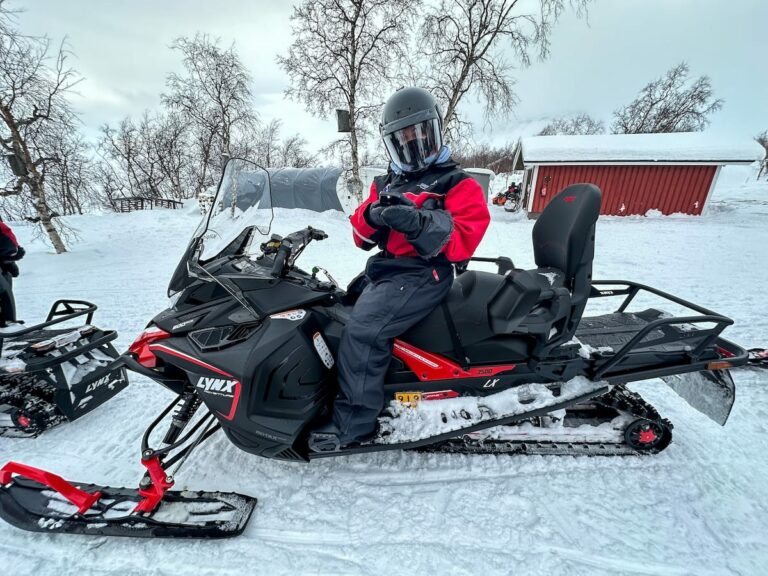 How to book a snowmobiling tour in Tromso, Norway