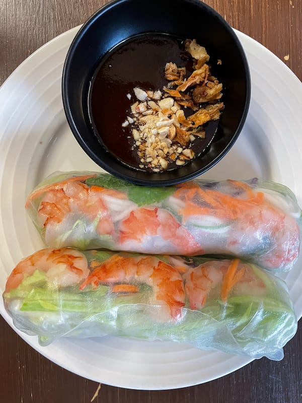 Saigon Noodle Bar summer rolls