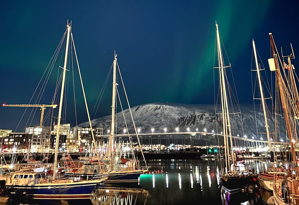Northern lights in Tromso, Norway