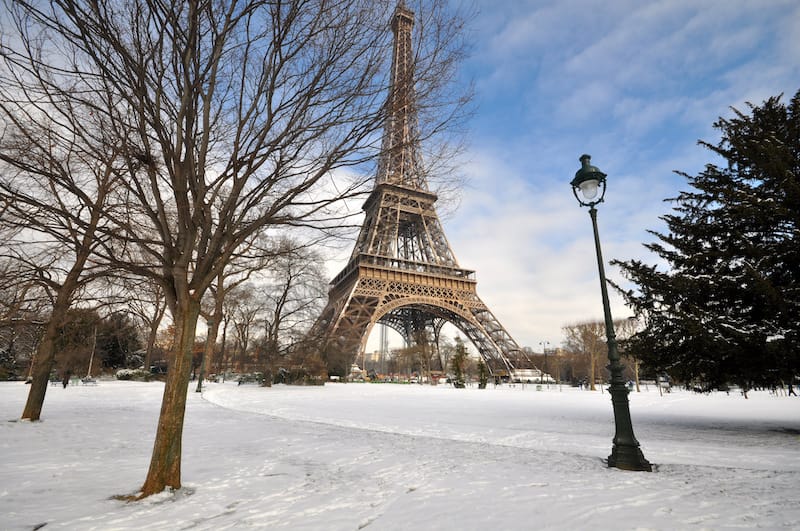 Paris in winter