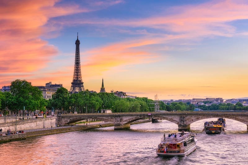 Paris is one of the most romantic places in Europe