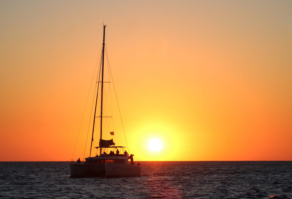 Santorini catamaran tour