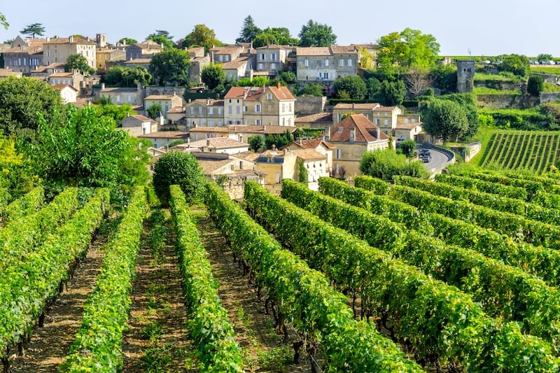 Saint Emilion village in Bordeaux