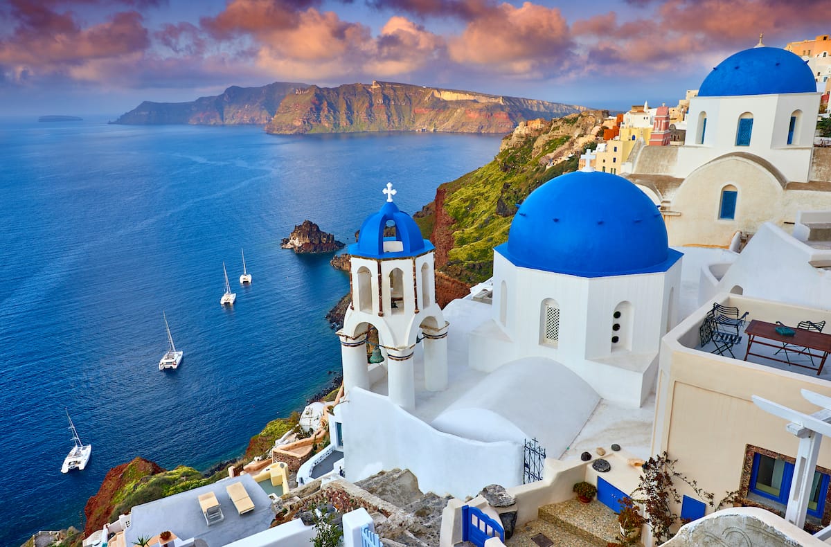 Santorini - one of the most romantic islands in Europe