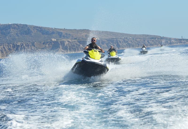 Santorini jet ski tour - one of the best tours on the island!