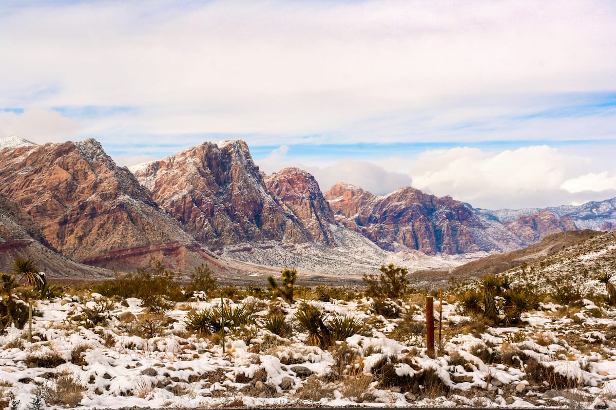 Red Rock Conservation Area near Vegas