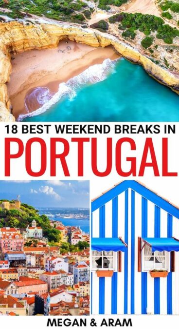 Are you looking for the best weekend breaks in Portugal for an upcoming trip? These Portugal weekend breaks will help - from cities to beach towns and beyond! | Places to visit in Portugal | Small towns in Portugal | Cities in Portugal | Weekend trips in Portugal | Weekend getaways in Portugal | What to do in Portugal | Things to do in Portugal | Day trips in Portugal | Visit Portugal
