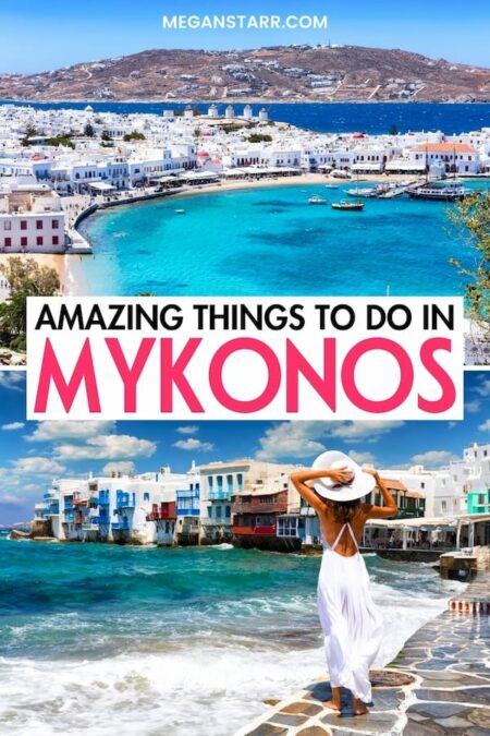 Are you looking for the best things to do in Mykonos? This guide will help you find the best Mykonos attractions, museums, restaurants, and landmarks to add to your itinerary! Save this Mykonos bucket list for later! | Mykonos things to do | What to do in Mykonos | Mykonos landmarks | Mykonos sightseeing | Mykonos museums | Mykonos restaurants | Mykonos travel guide | Mykonos itinerary