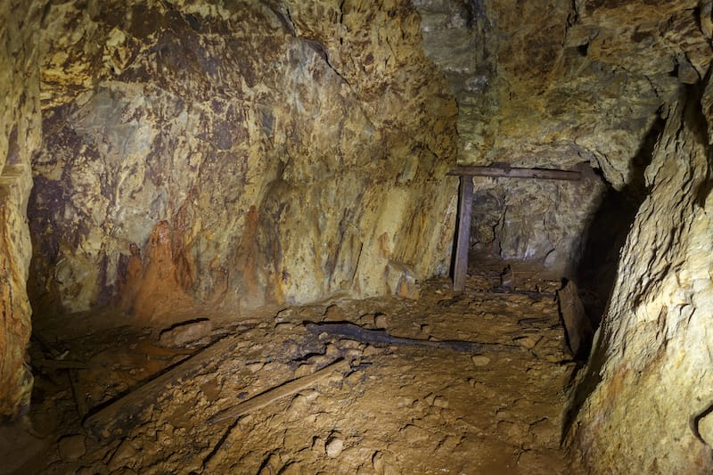 Old California gold mine