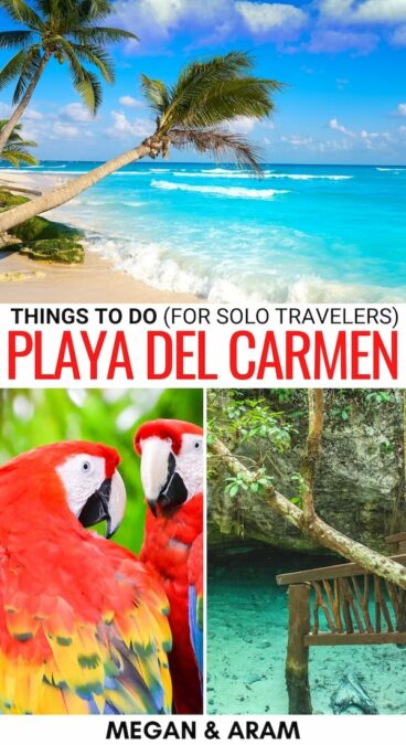 Are you looking for the top things to do in Playa del Carmen (as a solo traveler)? This guide contains travel tips, attractions, day trips, restaurants, and more! | Playa del Carmen things to do | Playa del Carmen itinerary | What to do in Playa del Carmen | Playa del Carmen Attractions | Playa del Carmen day trips | Playa del Carmen landmarks | Playa del Carmen restaurants 
