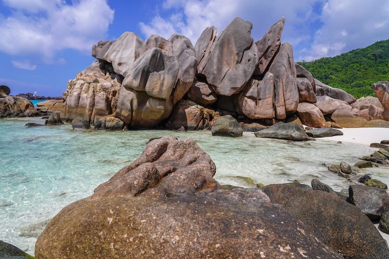 Cocos Beach on La Digue