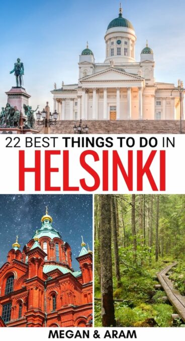 Looking for the best things to do in Helsinki? This guide covers the top Helsinki attractions, landmarks, restaurants, and beyond! Learn more! | Helsinki landmarks | Helsinki museums | Helsinki itinerary | Helsinki things to do | Places to visit in Helsinki | Helsinki hotels | Helsinki sightseeing | Visit Helsinki | Travel to Helsinki | Helsinki cafes | Helsinki food | What to do in Helsinki