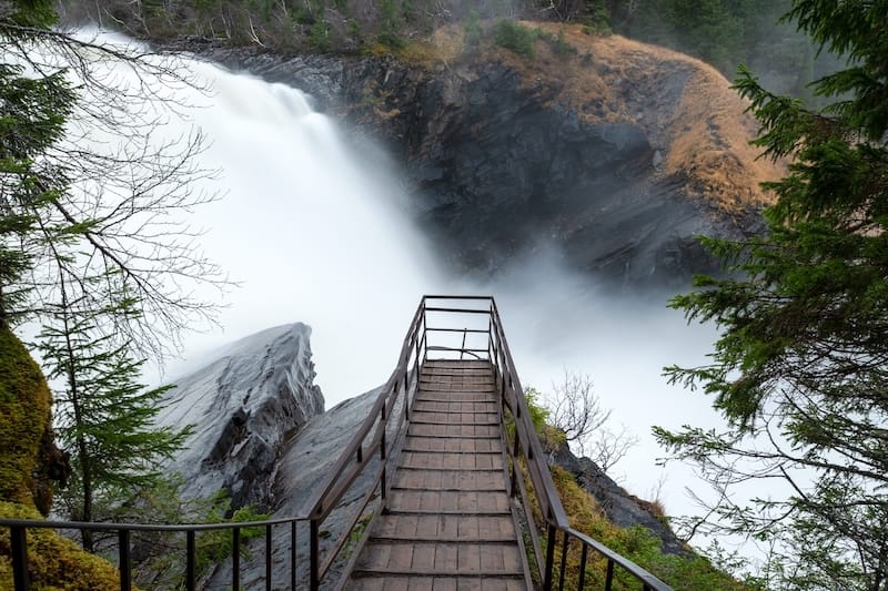 Tännforsen Waterfall