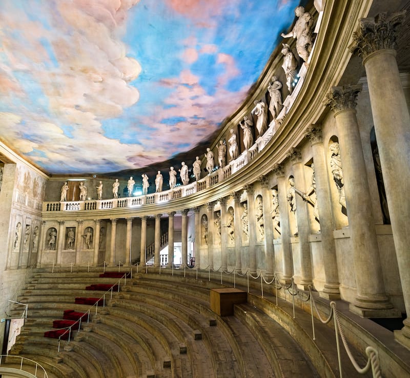Teatro Olimpico is a famous Vicenza landmark!