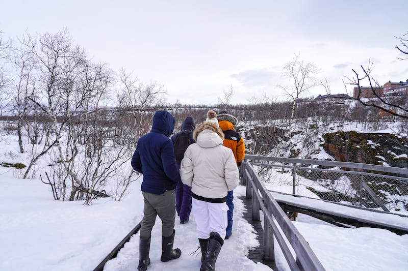 On our hiking tour of Abisko National Park