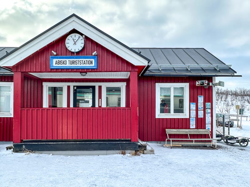 Snow in Abisko in February