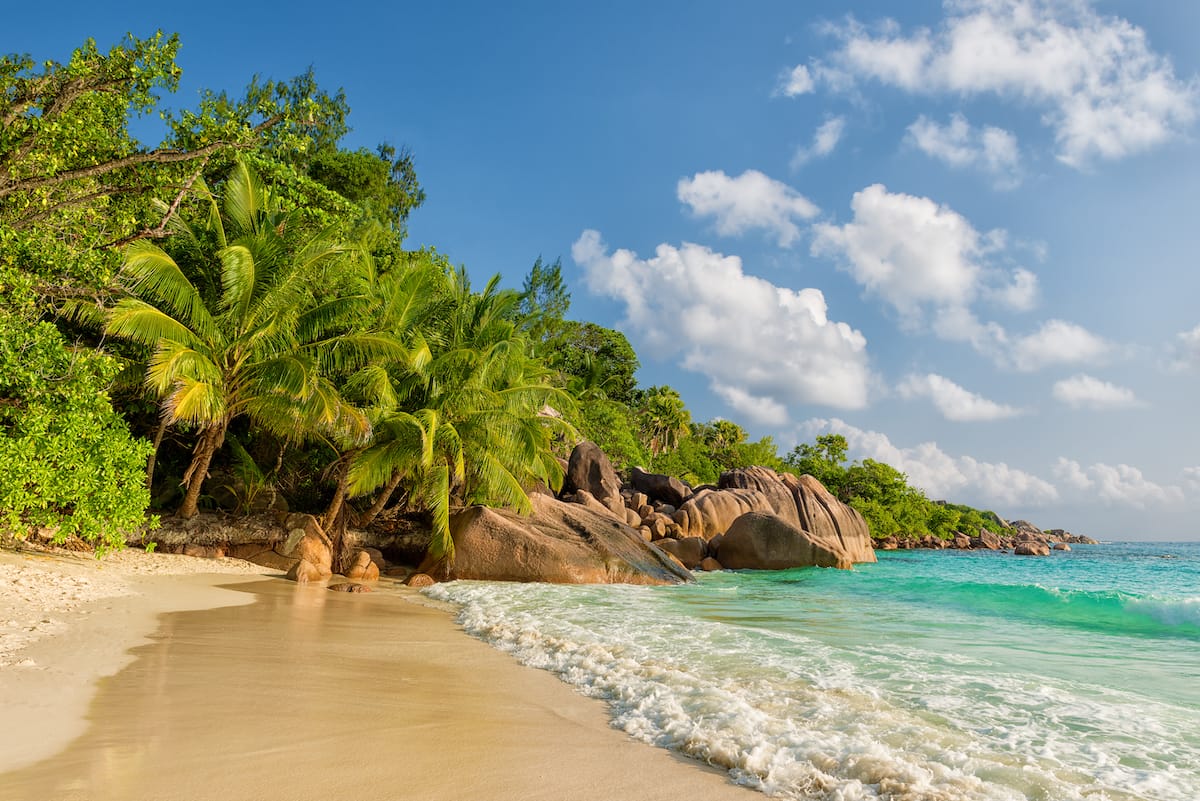 Anse Lazio on Praslin Island