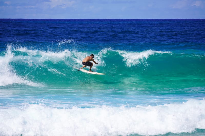 I spent so much time watching the surfers!