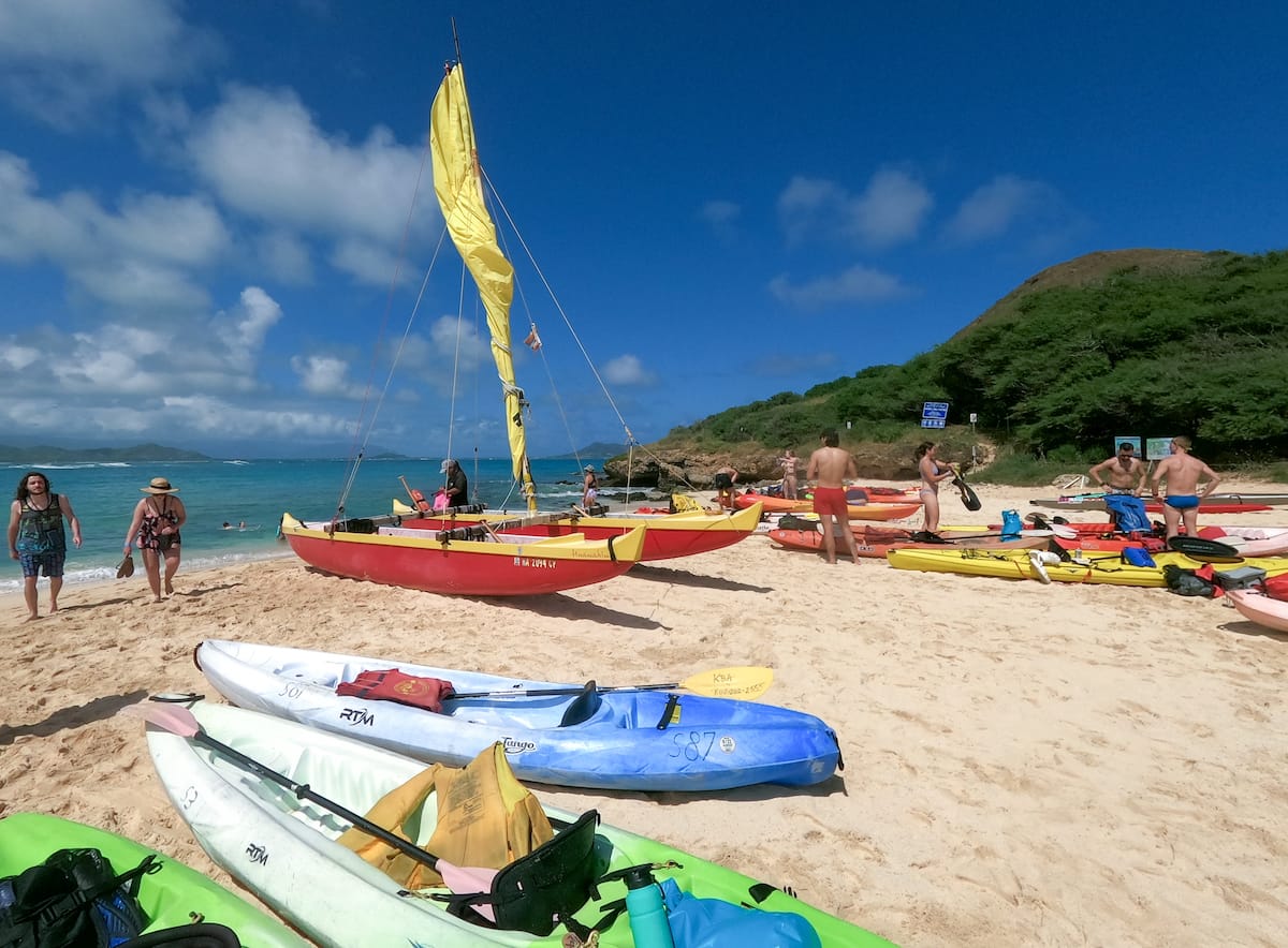 Kayaking to the Mokes