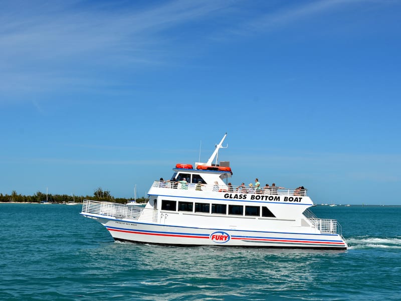 Glass bottom boat in Keys - Chuck Wagner - Shutterstock