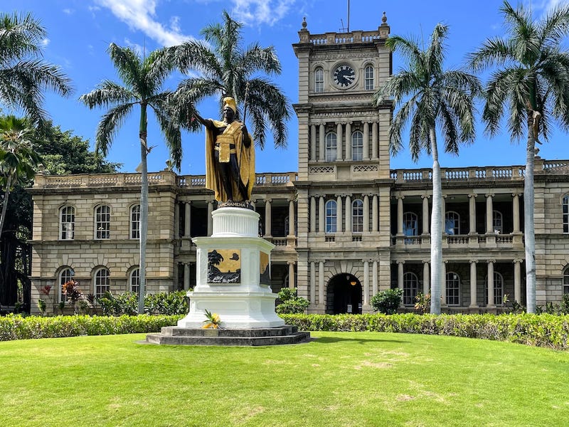 Iolani Palace in Honolulu