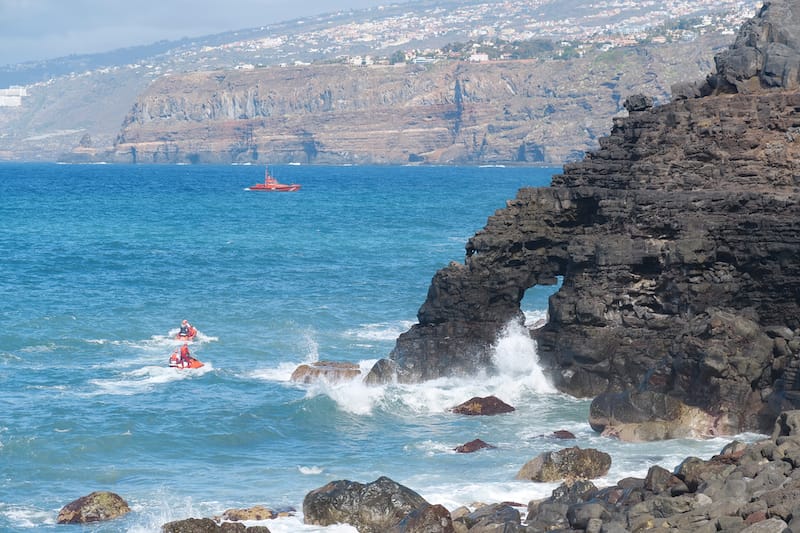 Jet skiing on Tenerife