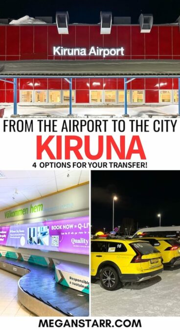 Are you looking to get from the Kiruna Airport to the city? Or even the Icehotel? This guide details the best Kiruna Airport transfer options (and their prices).