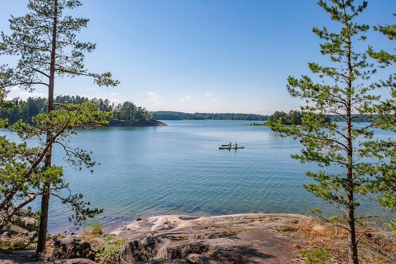 Kayaking in Sweden