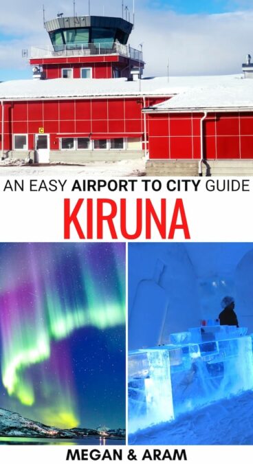 Are you looking to get from the Kiruna Airport to the city? Or even the Icehotel? This guide details the best Kiruna Airport transfer options (and their prices).