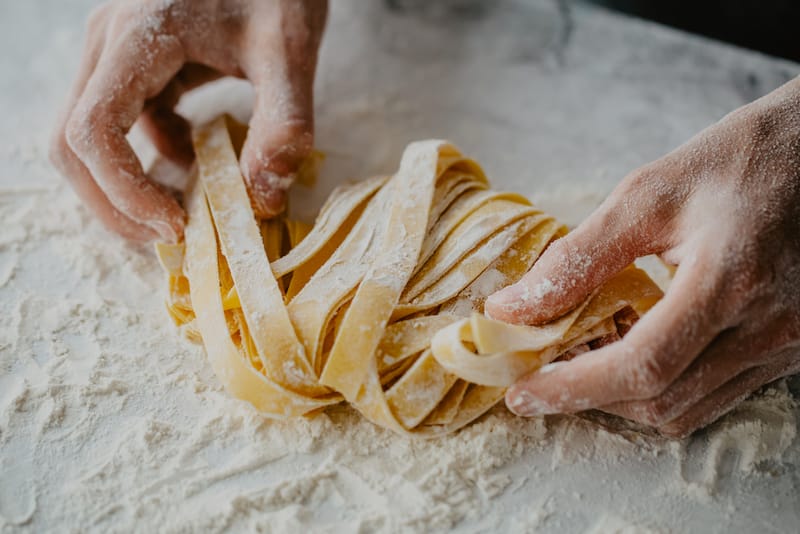 Learning to make pasta in Rome