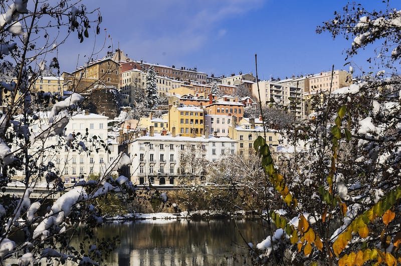 Lyon in winter