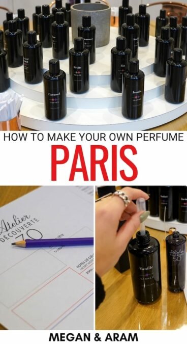Looking for the best Paris perfume workshop for your trip? We tell you how to make your own perfume in Paris, how to book the experience, and top tips! | Fragrance workshop in Paris | Paris fragrance workshop | Molinard perfume making in Paris | Molinard perfume workshop | Paris perfume making | Create your own perfume in Paris | Make your own perfume in Paris