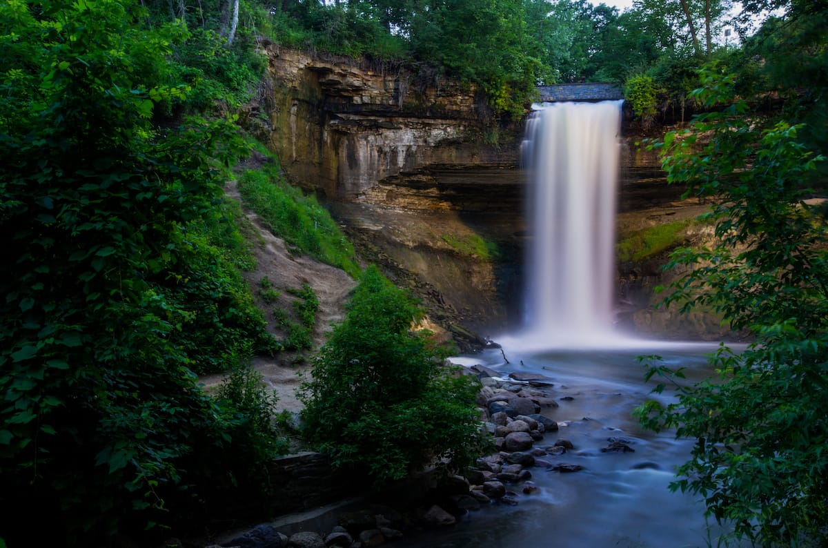 Minnehaha Falls is a must-visit if you have 2 days in Minneapolis