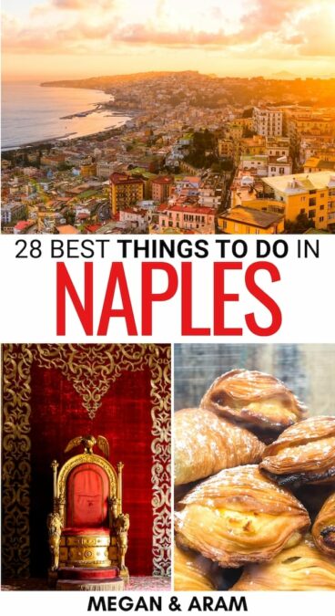 Are you looking for the best things to do in Naples Italy as a first-time visitor? This guide showcases the best Naples attractions, landmarks, tours, and more! | Naples things to do | What to do in Naples | Naples itinerary | Naples sightseeing | Day trips from Naples | Naples museums | Naples tours | Naples restaurants | Naples places to visit