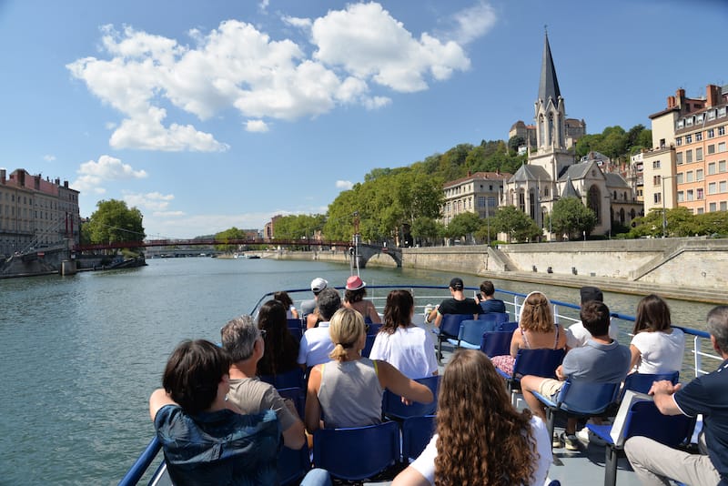 Rhone River cruise in Lyon - Kollawat Somsri - Shutterstock
