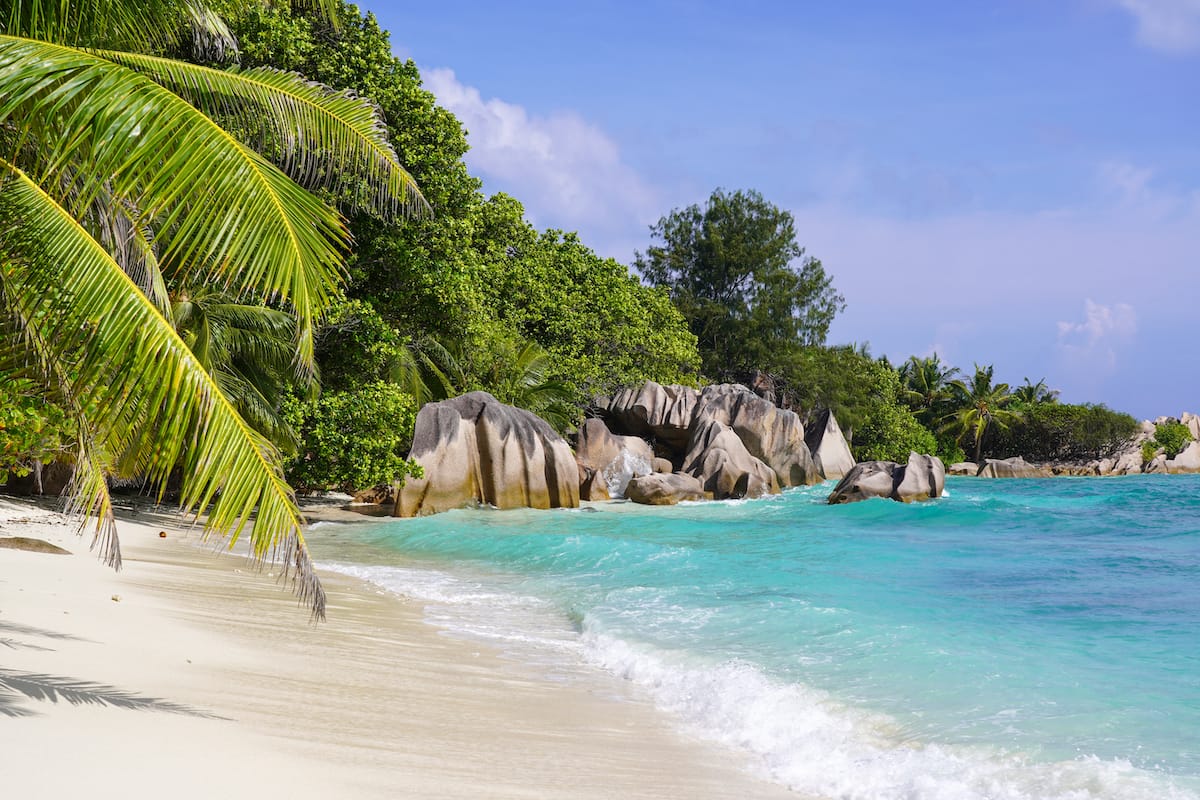 Robinson Crusoe Beach before the tide came in.