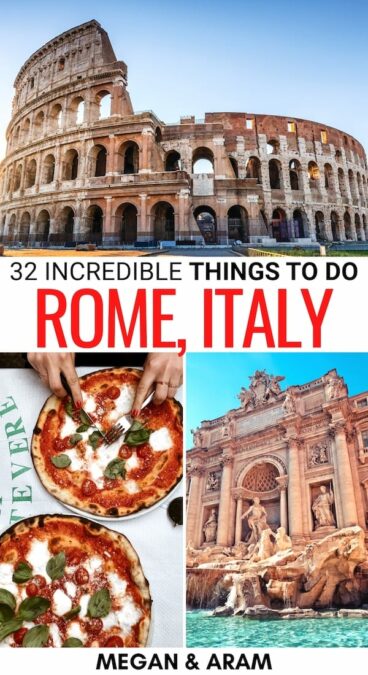 Are you looking for the best things to do in Rome Italy? This guide covers the top Rome attractions, day trips, museums, places to stay, landmarks, and more! | Rome things to do | Rome landmarks | Rome day trips | Rome restaurants | Rome itinerary | What to do in Rome | Places to visit in Rome | Visit Rome | Rome travel tips 