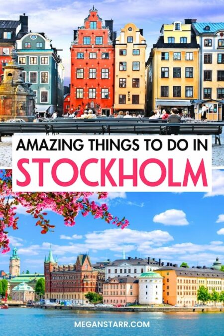 Are you looking for the best things to do in Stockholm? This guide will help you find the best Stockholm attractions, museums, restaurants, and landmarks to add to your itinerary! Save this Stockholm bucket list for later! | Stockholm things to do | What to do in Stockholm | Stockholm landmarks | Stockholm sightseeing | Stockholm museums | Stockholm restaurants | Stockholm travel guide | Stockholm itinerary
