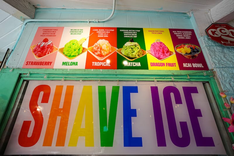 Shave ice in Honolulu