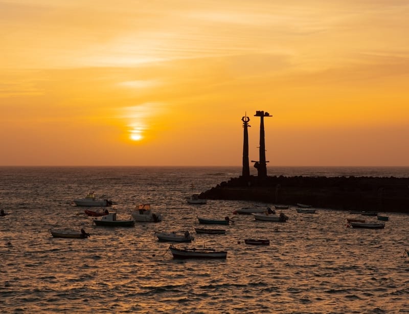 Sunset on Lanzarote