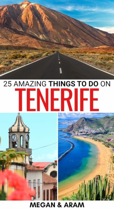Are you looking for the best things to do in Tenerife in the Canary Islands? This guide covers the top Tenerife activities, attractions, tours, and so much more! | Tenerife things to do | Tenerife sightseeing | Tenerife road trip | Tenerife bucket list | Tenerife places to visit | Tenerife tours | Tenerife attractions | Tenerife beaches | Tenerife itinerary | What to do in Tenerife | Tenerife excursions