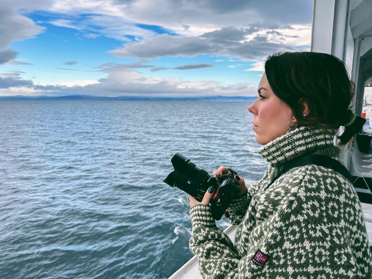 On the ferry to across the Strait of Magellan